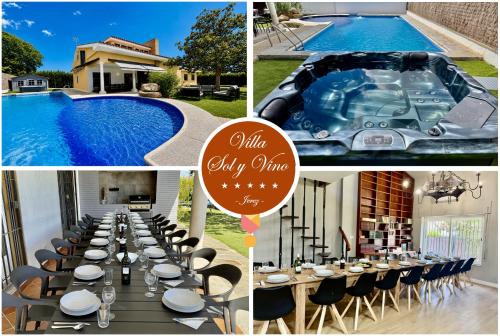 Villa Sol y Vino I Piscina Salada I Jacuzzi Spa I BBQ I PS5 I Aircon I Luxury & Privacy Jerez