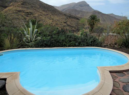 vivelorural Casa en risco de agaete con piscina